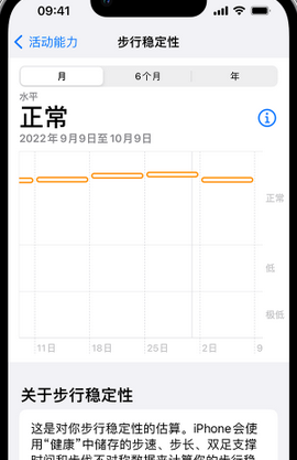 阳泉iPhone手机维修如何在iPhone开启'步行稳定性通知'