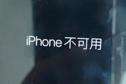 阳泉苹果服务网点分享锁屏界面显示“iPhone 不可用”如何解决 