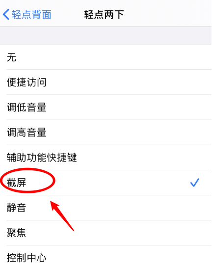 阳泉苹果手机维修分享iPhone12如何启用双击截屏 